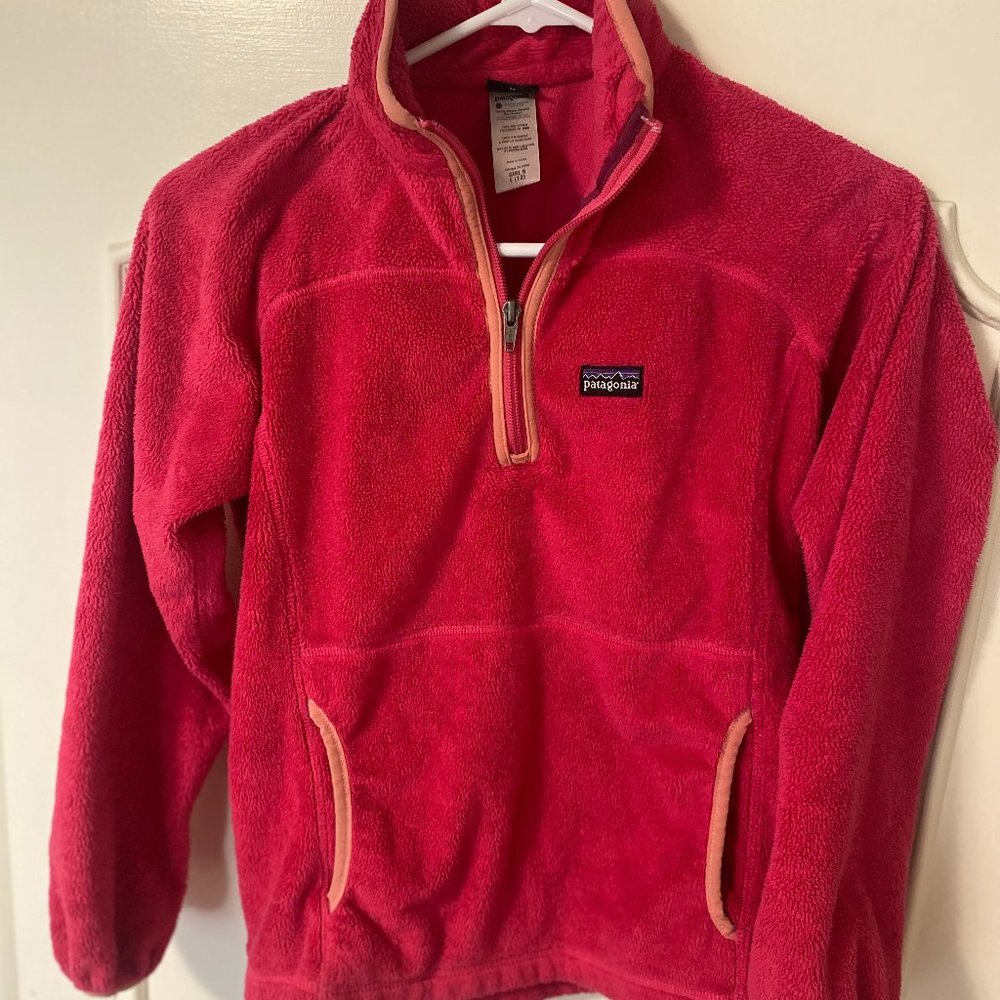 Patagonia girls fleece size L (12)
